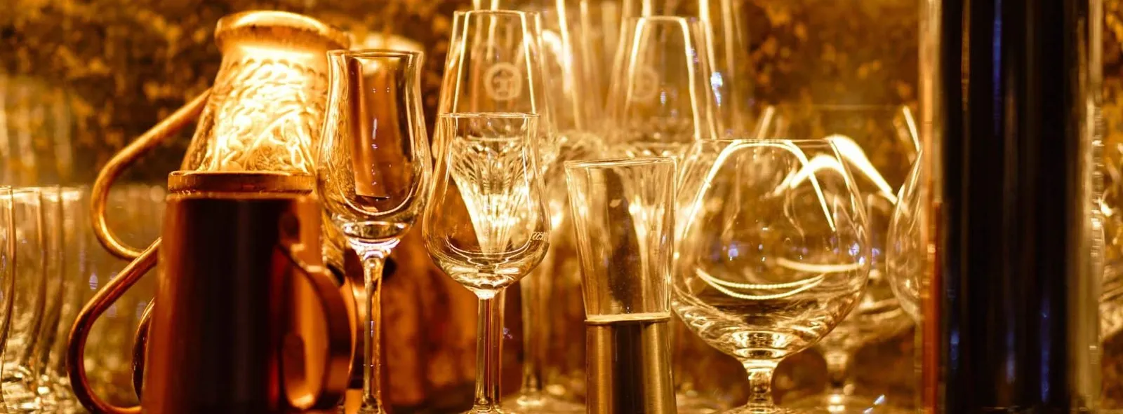 A cocktail being poured at Brass Tack